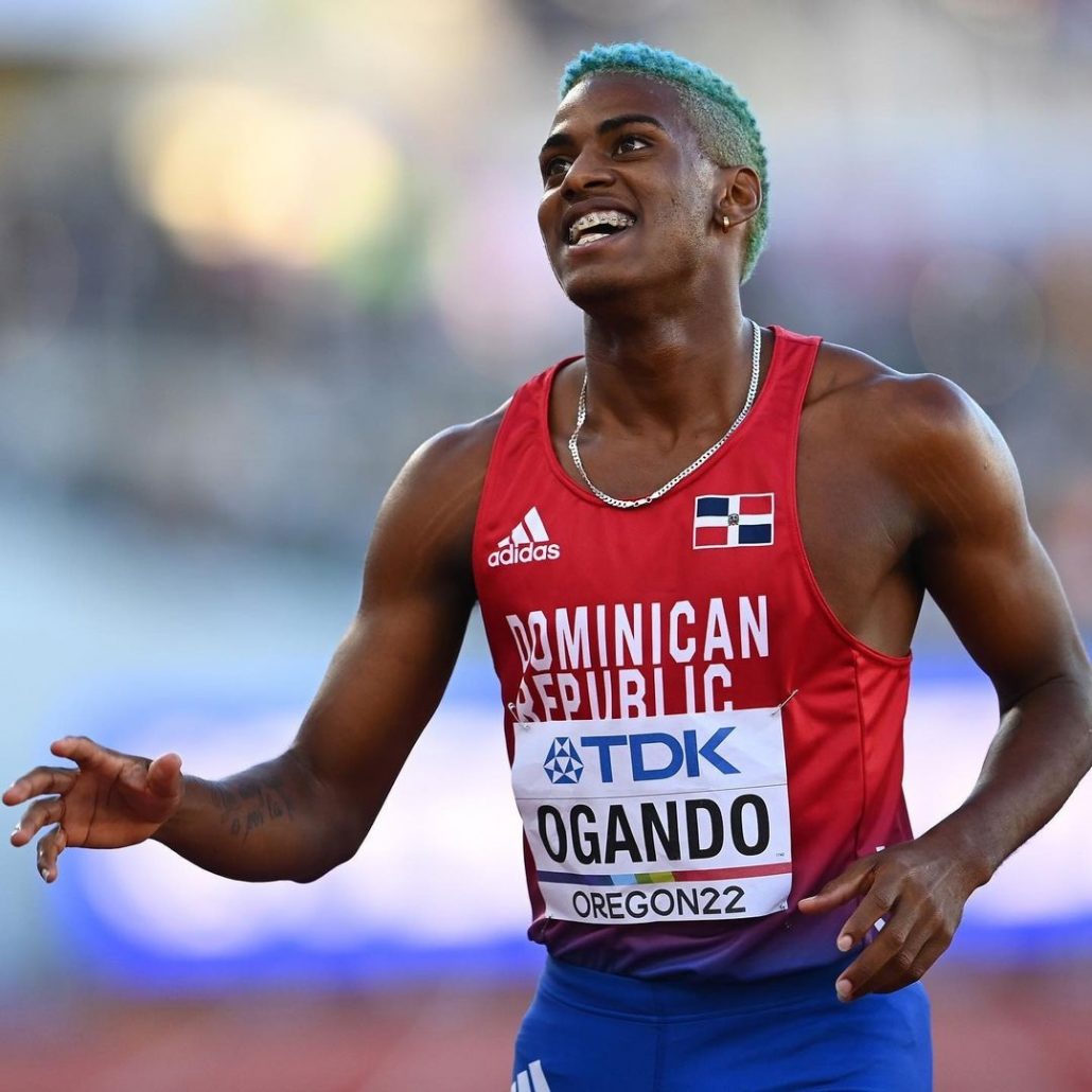 Alexander Ogando termina en quinto puesto en los 200 metros en Mundial de Atletismo