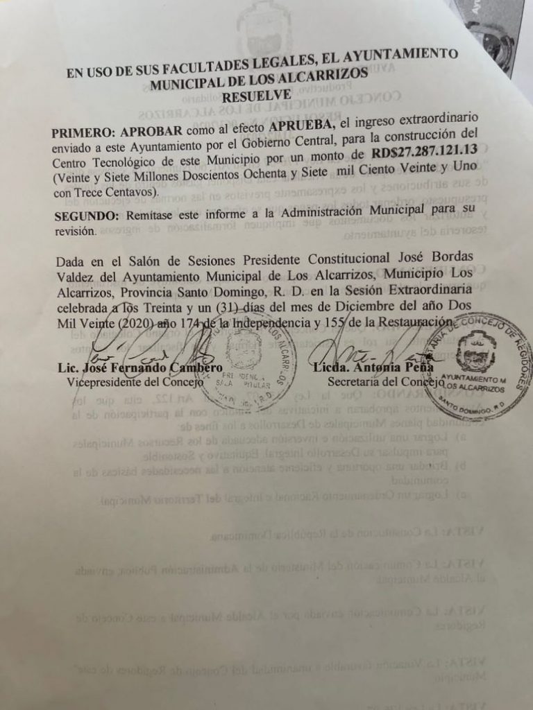 Denuncian Ayuntamiento de Los Alcarrizos no maneja fondos públicos con transparencia | 3 | Denuncian Ayuntamiento de Los Alcarrizos no maneja fondos públicos con transparencia - Noticias de hoy en República Dominicana | De Último Minuto