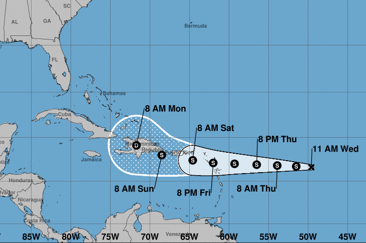 Se forma la depresión tropical número 7 que esta noche puede ser 