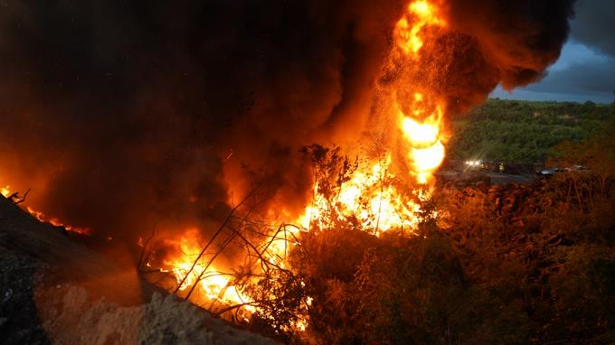 Se registra incendio en instalaciones de Cemex Dominicana