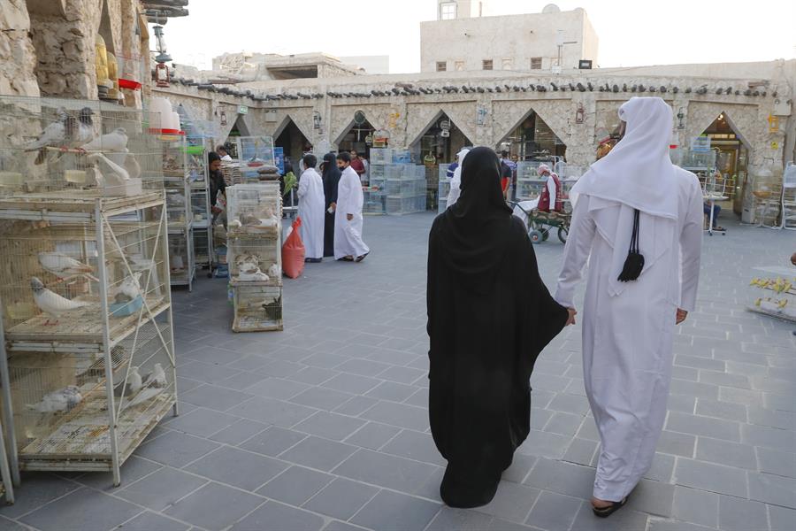 Mercados de Pájaros del zoco de Souq Waqif