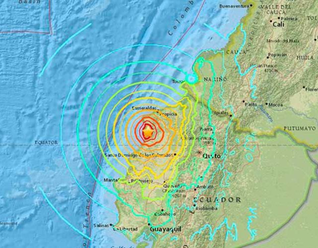 Sismo de magnitud 3,5 en provincia costera de Ecuador