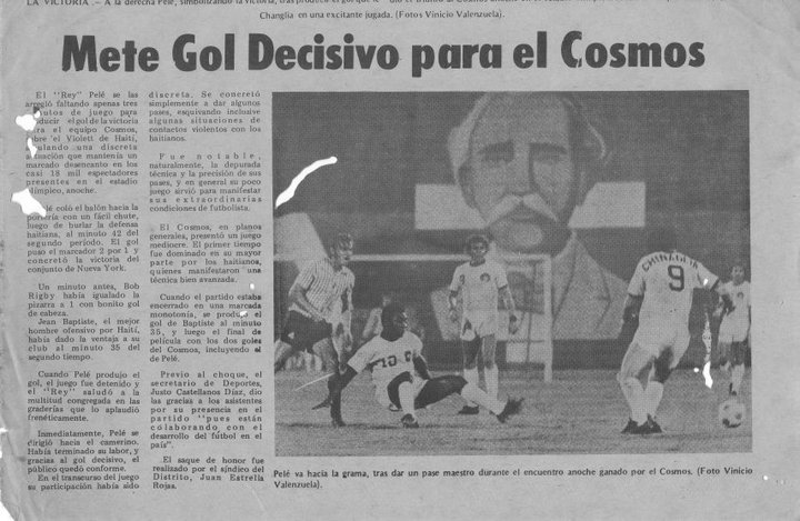 Año 1976, cuando Pelé, el rey del fútbol, visitó RD | De Último Minuto