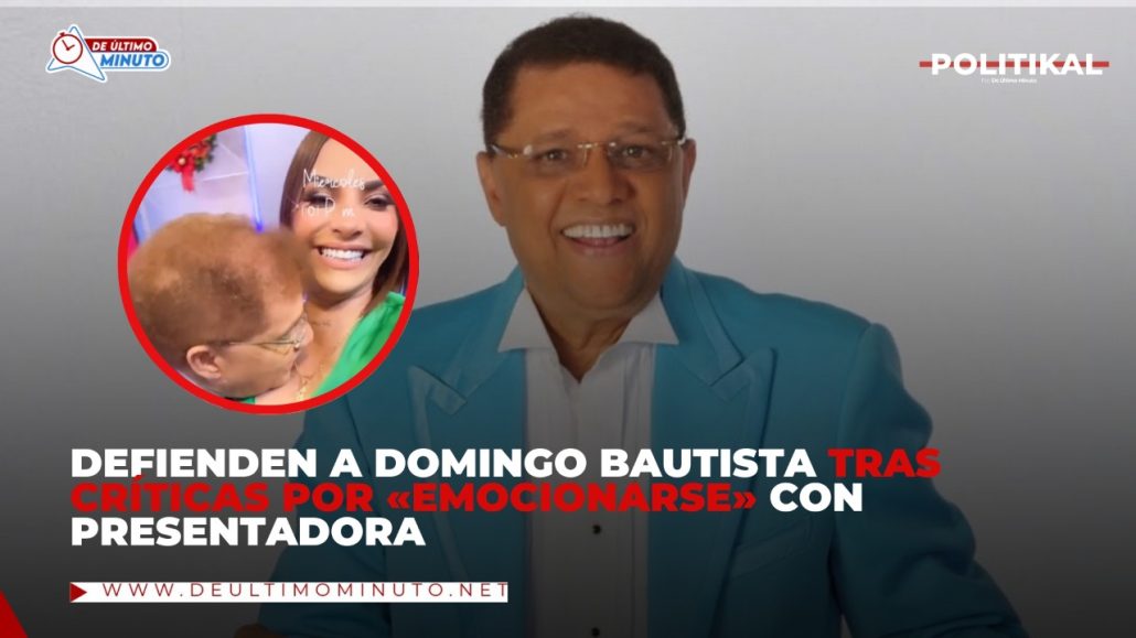 Defienden a Domingo Bautista tras criticas por «emocionarse» con presentadora - Noticias de hoy en República Dominicana | De Último Minuto