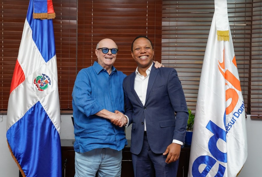 Expresidente Hipólito Mejía realiza visita de cortesía a Edesur Dominicana