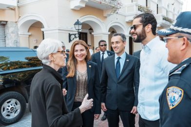 Alcaldesa Carolina Mejía recibe visita de la subsecretaria de Estado de EE. UU. Wendy Sherman