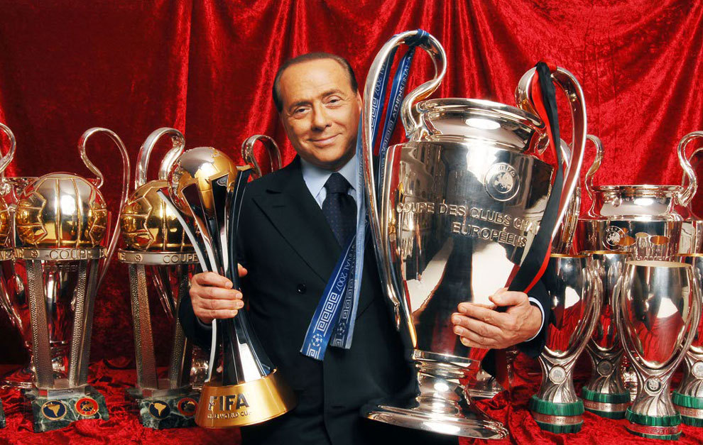 Berlusconi, una vida dedicada también al fútbol