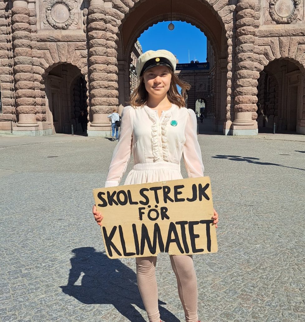 Greta Thunberg asiste a su última 