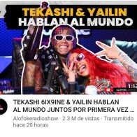 Entrevista de Tekashi y Yailin en Alofoke Radio Show es tendencia en 14 países