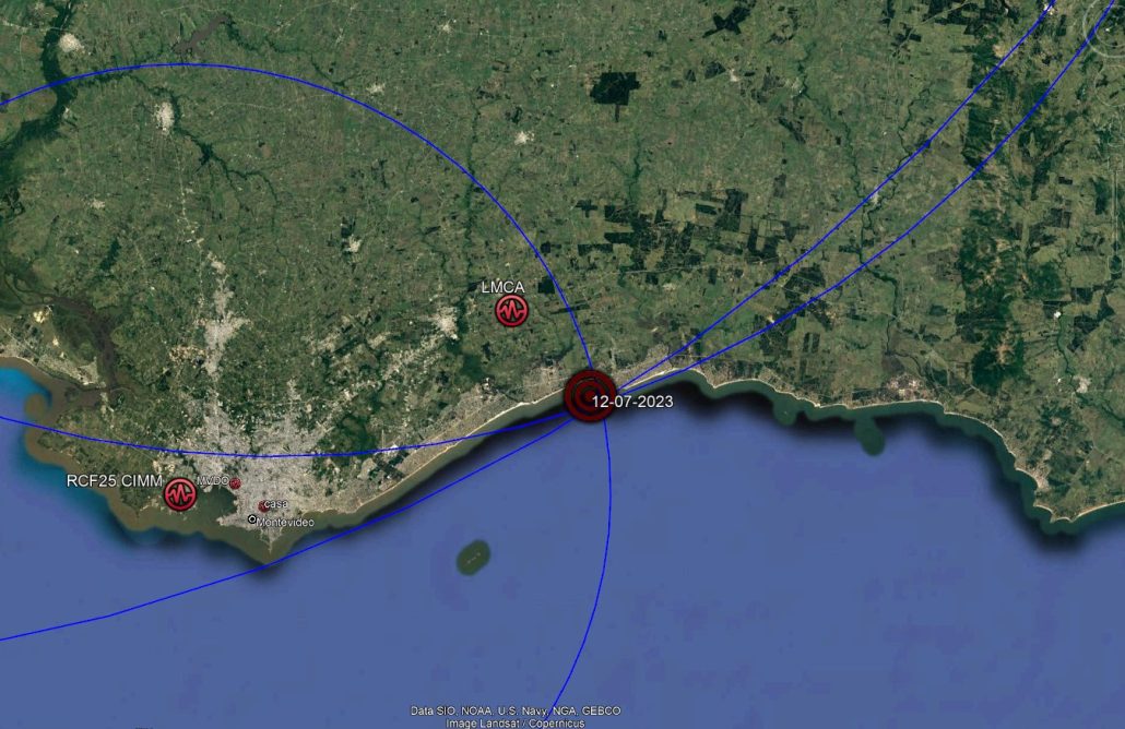 Uruguay registra un temblor de magnitud 4,0 en el sur del territorio