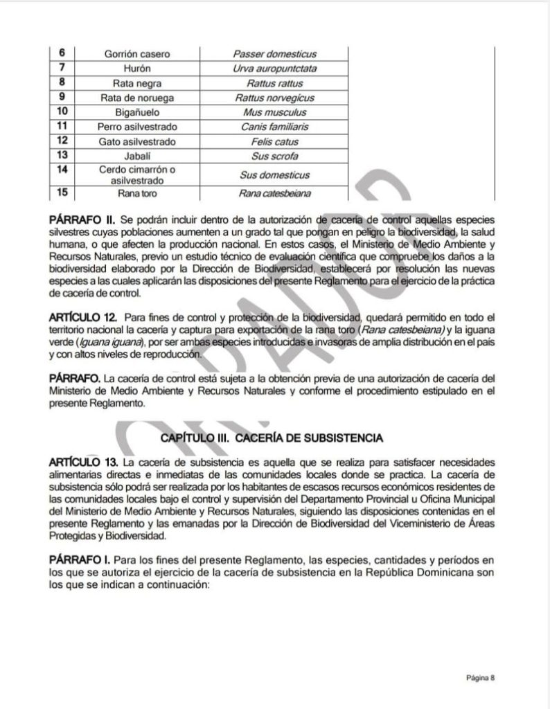 Aclaran perros y gatos sí están contemplados en reglamento de cacería de Medio Ambiente | De Último Minuto