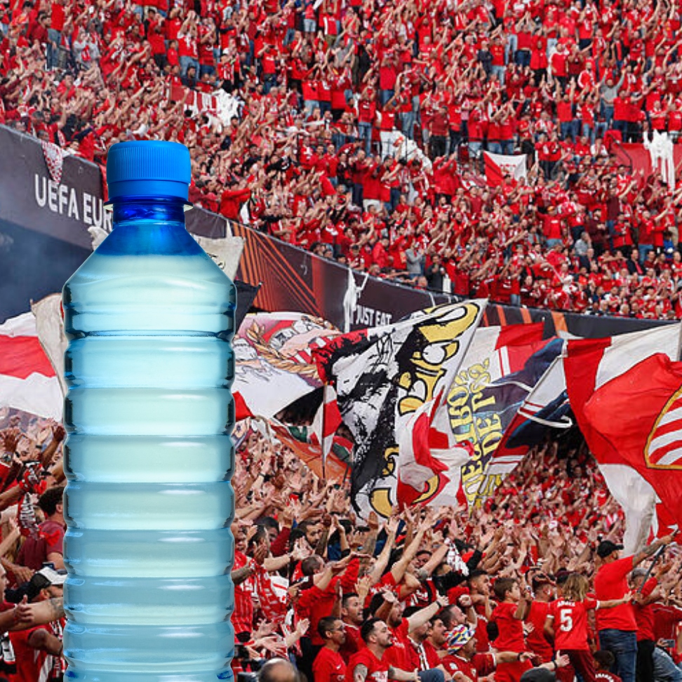 Botellas de agua más baratas en partido de El Sevilla por las altas temperaturas