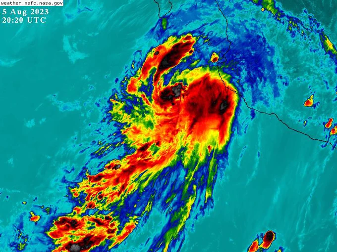 La tormenta tropical Eugene se forma en el Pacífico mexicano y ocasionará fuertes lluvias