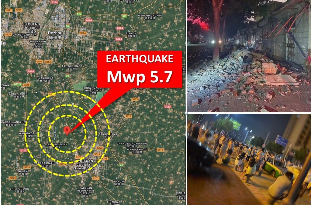 Al menos 21 heridos tras un terremoto de magnitud 5,5 en el este de China