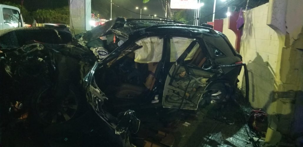 Identifican padre e hija fallecieron en accidente de tránsito anoche en Autopista Duarte