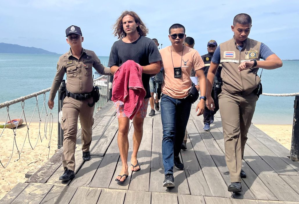 Daniel Sancho entra en prisión en Tailandia por el presunto asesinato de Edwin Arrieta
