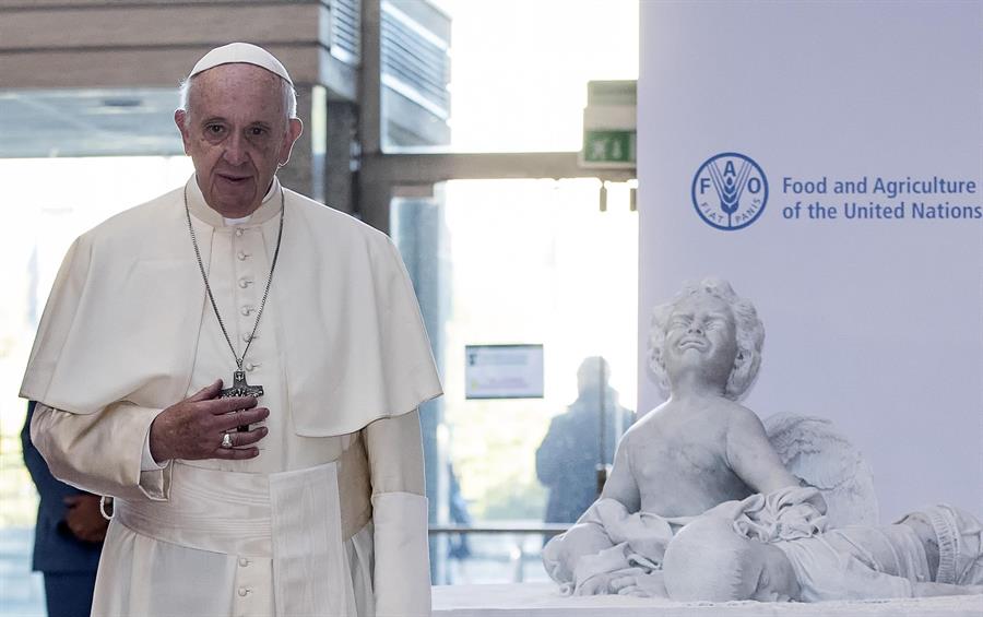 El Papa Francisco Insta a la Comunidad Internacional a Priorizar el Agua en el Día Mundial de la Alimentación de la FAO