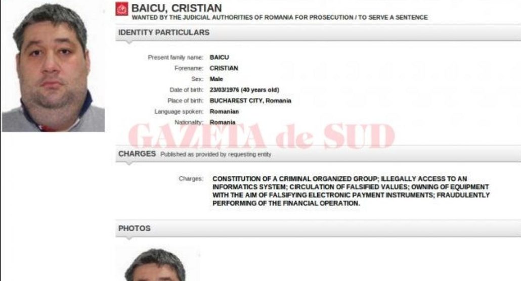 Cristian Baicu será extraditado