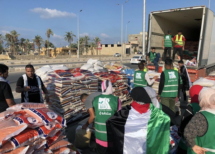 Llega la segunda ayuda humanitaria a Gaza a través de Egipto