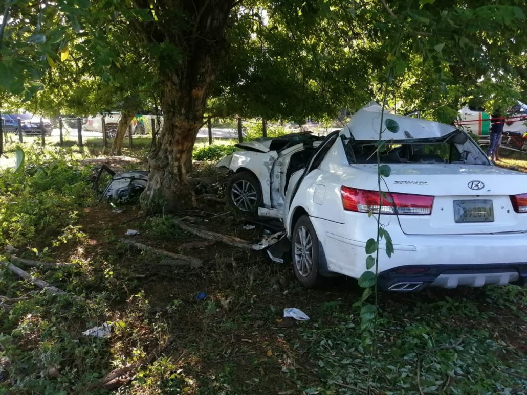 Cuatro muertos y un herido en accidente de tránsito en la carretera Sosúa-Cabarete