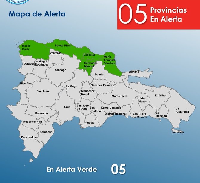 El COE declara 05 provincias en alerta verde debido a lluvias desde horas matutinas