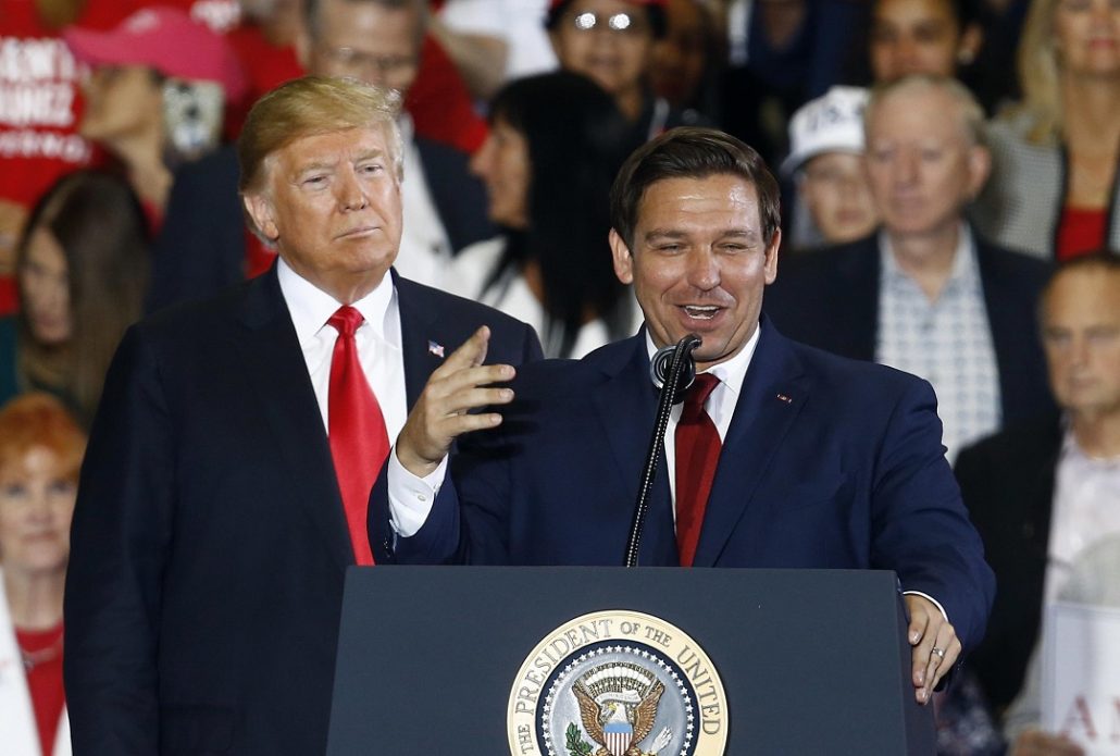 DeSantis y Trump