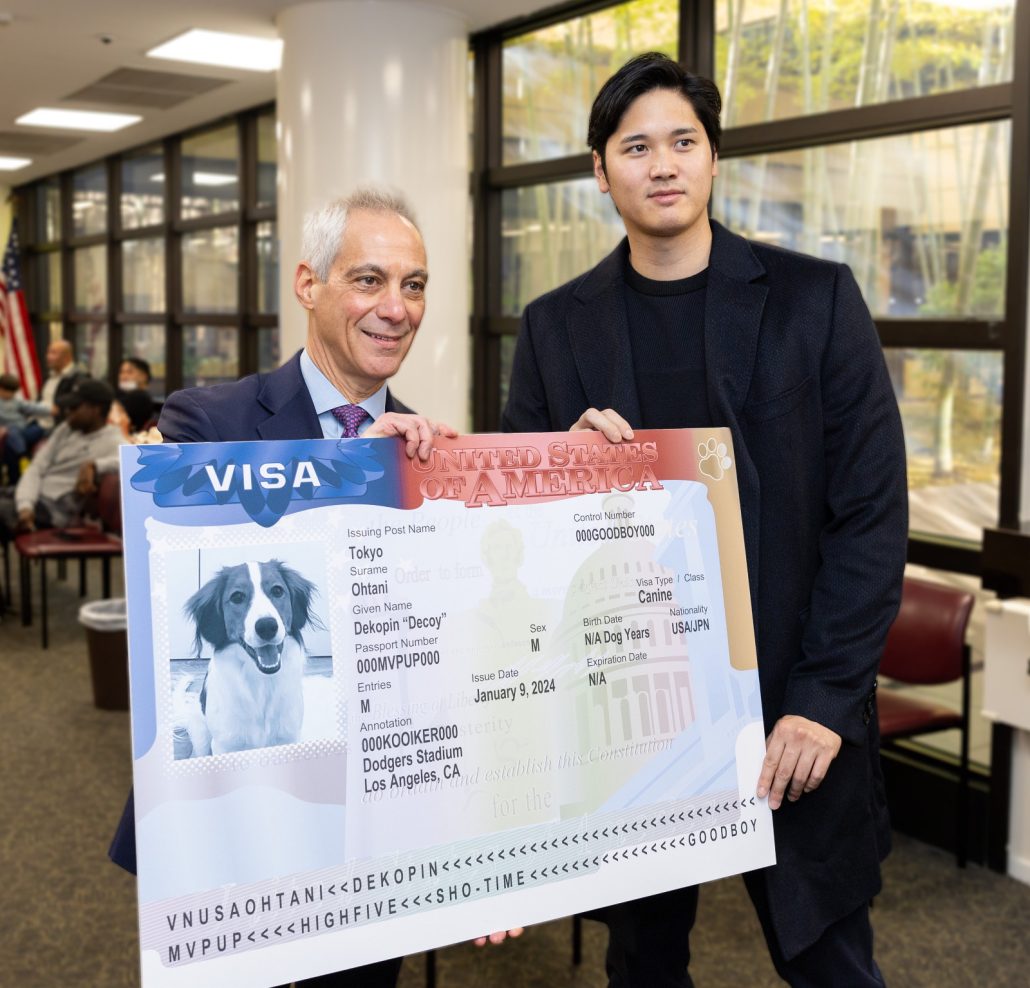 ¡Y tú seco! Shohei Ohtani logra conseguir visa a su mascota