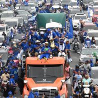 ¡Por todo lo alto! Tigres del Licey celebraron triunfo junto a fanáticos en la capital - Noticias de hoy en República Dominicana | De Último Minuto
