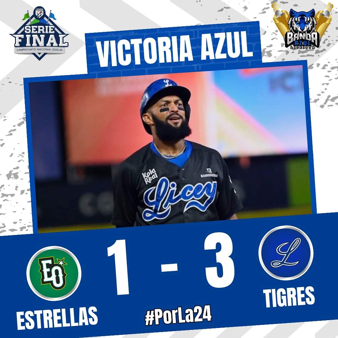 Tigres del Licey vuelven a frenar a las Estrellas y empatan en la final - Noticias de hoy en República Dominicana | De Último Minuto
