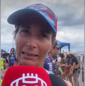 La dominicana Brenda Schaupp gana máximo honor en categoría femenina del Ironman 70.3 Panamá 2024