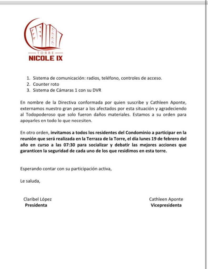 ¡De película! Asaltantes penetran torre en La Esperilla amordazaron empleados y robaron pertenecías | De Último Minuto