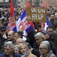 Miles de serbios de Kosovo protestan para denunciar que se sienten discriminados - Noticias de hoy en República Dominicana | De Último Minuto
