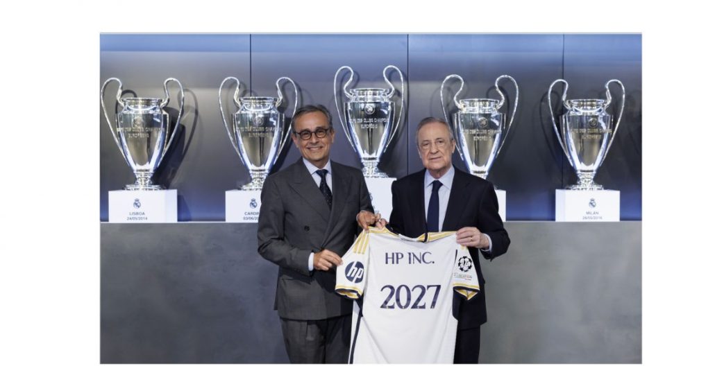 Real Madrid y HP firman acuerdo histórico de patrocinio tecnológico global