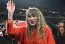 Taylor Swift llega al Caesars Superdome para apoyar a su novio Travis Kelce