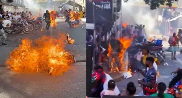 Presentación periódica a hombre vendió fuegos artificiales usados en carnaval de Salcedo