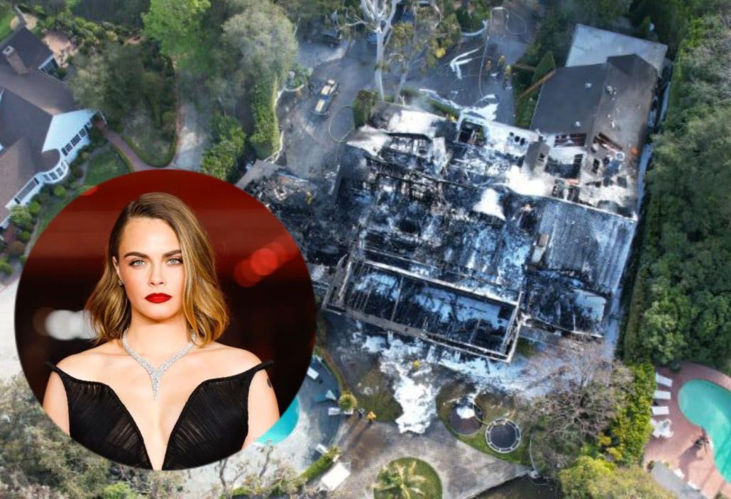 Cara Delevingne lo pierde todo tras incendiarse su mansión valorada en más de 6,5 millones de dólares