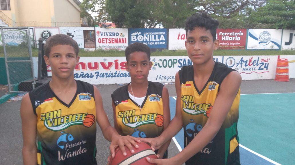 Club San Vicente sigue encabezando grupo “B” torneo de baloncesto U14 provincial