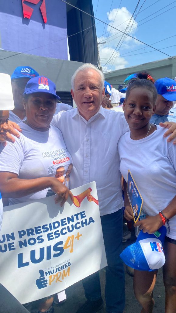 Candidato Antonio Taveras cierra campaña con apoyo de presidente Abinader
