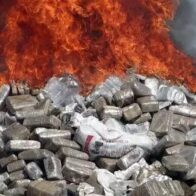Las PGR incinera 355 kilos de drogas incautadas - Noticias de hoy en República Dominicana | De Último Minuto