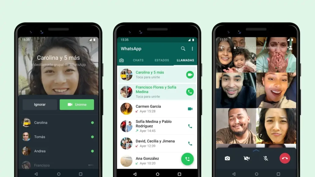 WhatsApp permitirá hasta 32 participantes en una videollamada