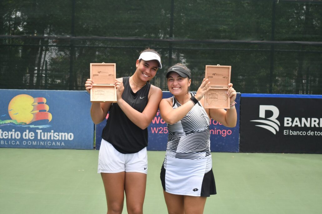 Zamburek y García, campeonas de dobles W35 Santo Domingo