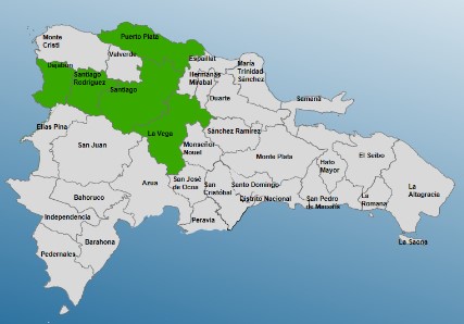 COE mantiene 5 provincias en alerta verde
