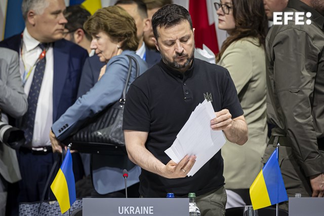 La Cumbre de Paz de Ucrania cierra con una declaración que no firman 13 países