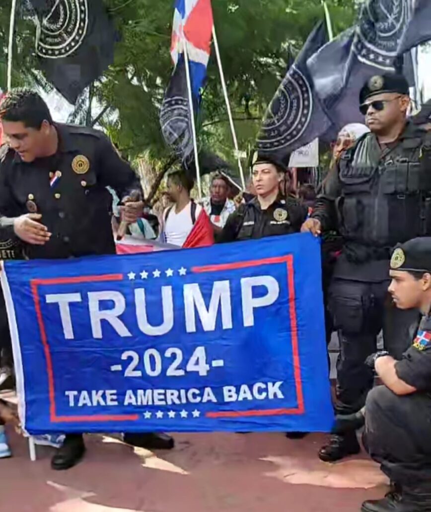 Nacionalistas dominicanos en La Romana apoyan retorno de Donald Trump al poder