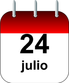 Agenda del 24 de julio