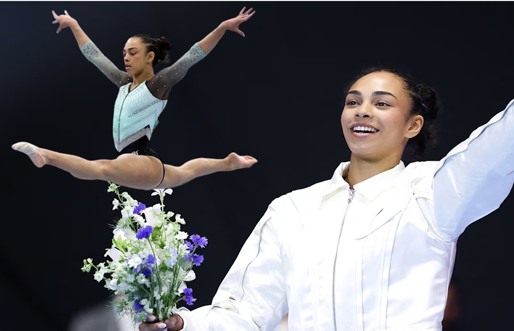La gimnasta Hezly Rivera, de origen dominicano, representará a USA en París 2024  