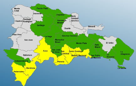 Aumentan a 14 las provincias en alerta verde y 07 continúan en amarrilla