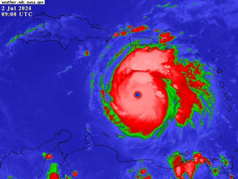 El huracán Beryl, de categoría 5, pasará por costas colombianas sin tocar tierra
