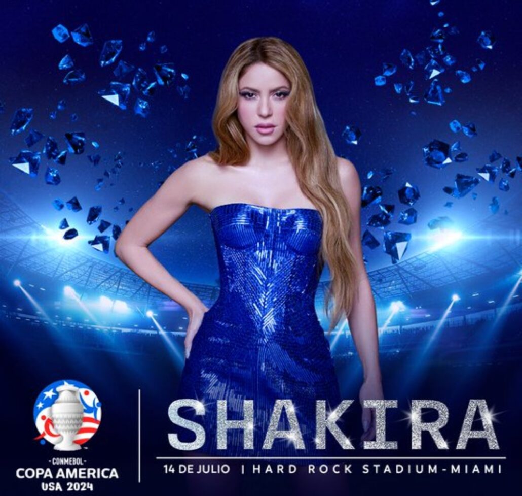 Shakira actuará en el descanso de la final de la Copa América en Miami