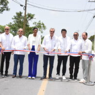 Gobierno entrega vía Domingo Maíz en Punta Cana